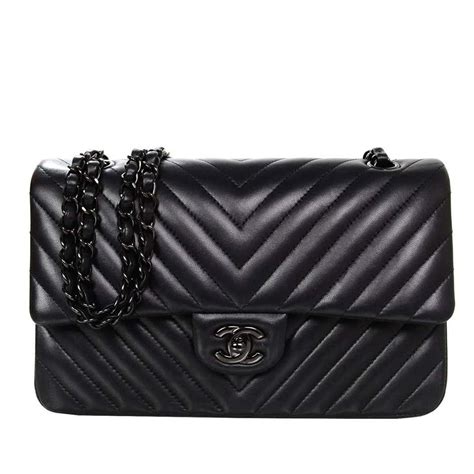 chanel chevron statement flap bag|authentic chanel double flap bag.